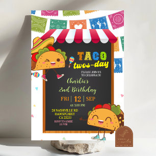 Geburtstagseinladung zum Kid's Taco Twosday Einladung