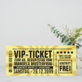 Geburtstagseinladungen Einladungen Geburtstag (Stehend Vorderseite)