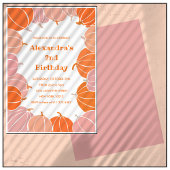 Geburtstagseinladungen für Kürbiskinder Einladung