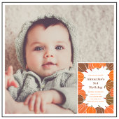 Geburtstagseinladungen Kürbis niedlich Einladung