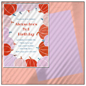 Geburtstagseinladungen Kürbismädchen Einladung