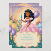 Geburtstagseinladungskarten Einladung (Vorne/Hinten)