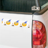 Geburtstagsemoji Autoaufkleber (Auf Lkw)