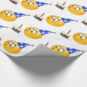 Geburtstagsemoji Geschenkpapier (Ecke)