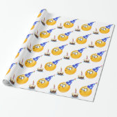 Geburtstagsemoji Geschenkpapier (Ungerollt)