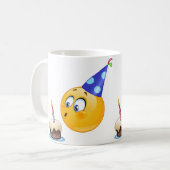 Geburtstagsemoji Kaffeetasse (Vorderseite Links)