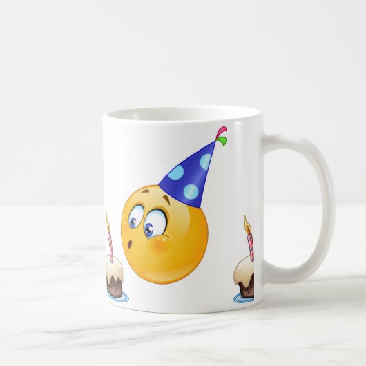 Geburtstagsemoji Kaffeetasse (Rechts)