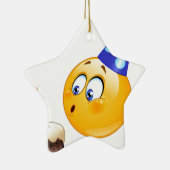 Geburtstagsemoji Keramikornament (Rechts)