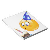 Geburtstagsemoji Notizblock (angewinkelt)