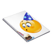 Geburtstagsemoji Notizblock (Rechte Seite)