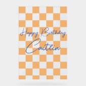 Geburtstagsempfang Acrylschild (Vorderseite)