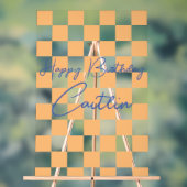 Geburtstagsempfang Acrylschild (Neutral)