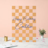 Geburtstagsempfang Acrylschild (Hochzeit)