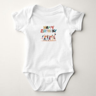 Geburtstagsenergie aktiviert baby strampler