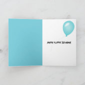 Geburtstagsente mit Flippern Karte (Innenseite)