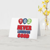 Geburtstagsentwürfe mit 102 Jährigen Karte (Gelbe Blume)