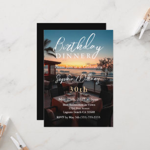 Geburtstagsessen Einladung