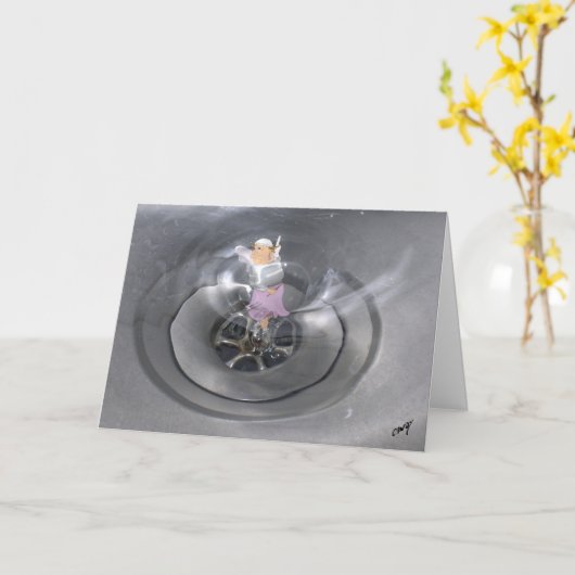 Geburtstagsfairy! Karte (Gelbe Blume)