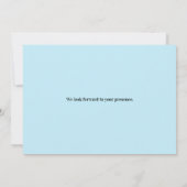 Geburtstagsfarm Animals Pauschaleinladung Einladung (Rückseite)