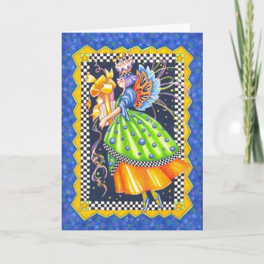 Geburtstagsfee Karte (Vorderseite)