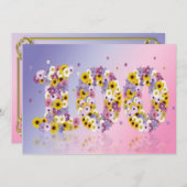 Geburtstagsfeier 100. einladung (Vorne/Hinten)