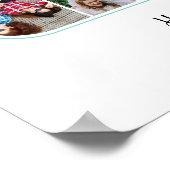 Geburtstagsfeier 25. FotoCollage Poster (Ecke)