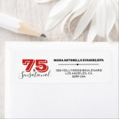 Geburtstagsfeier 75 & SENSATIONAL Label (Insitu)