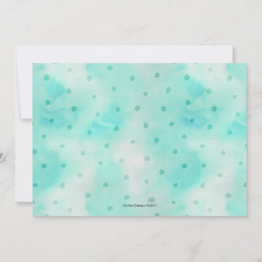 Geburtstagsfeier | Ananas | Einladungen (Rückseite)