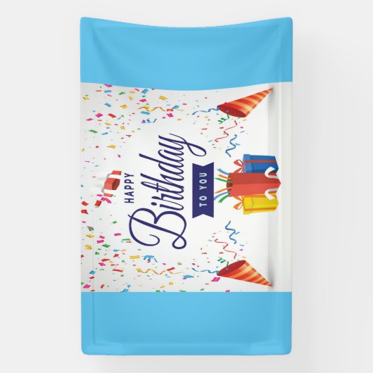 Geburtstagsfeier Banner (Vertikal)