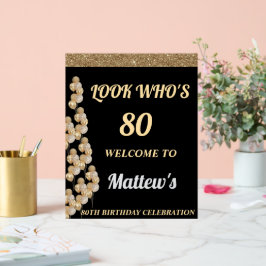 Geburtstagsfeier Begrüßungszeichen für Männer Acrylschild