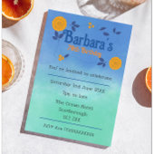 Geburtstagsfeier Blume Blumen personalisieren Einladung