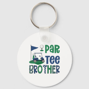 Geburtstagsfeier Bruder Golf Liebhaber Party Famil Schlüsselanhänger