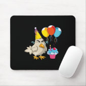 Geburtstagsfeier-Cupcake Lustiger Bauernhof Anim Mousepad (Mit Mouse)