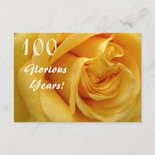 Geburtstagsfeier/DeepYellow Rose Einladung