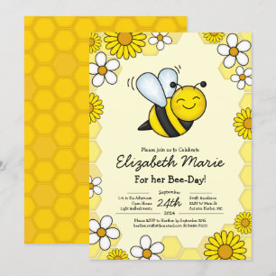 Geburtstagsfeier der Bienen Kinder Einladung