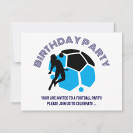 Geburtstagsfeier der Football-Girl, Geschenk des F Einladung