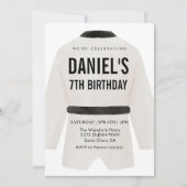 Geburtstagsfeier der Kampfkünste Einladung (Vorderseite)