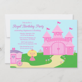 Geburtstagsfeier der süßen Prinzessin Einladung