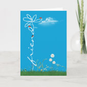 Geburtstagsfeier des Freundes Karte (Vorderseite)