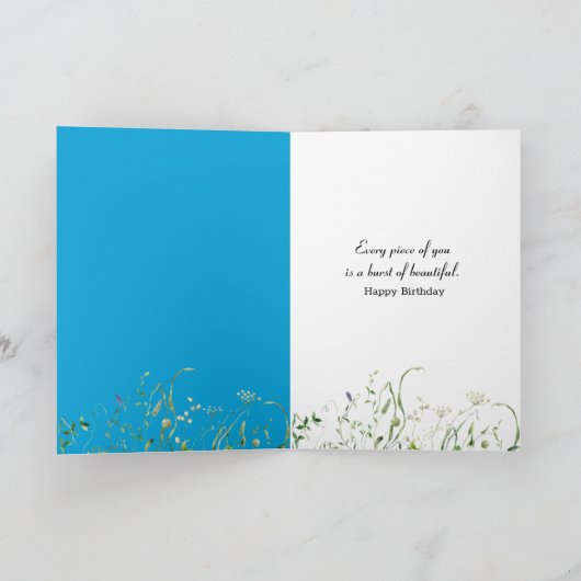 Geburtstagsfeier des Freundes Karte (Innenseite)