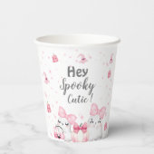 Geburtstagsfeier des niedlichen Modernen Geistermä Pappbecher (Rückseite)