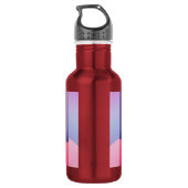 Geburtstagsfeier-Design Edelstahlflasche (Rückseite)