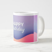 Geburtstagsfeier-Design Jumbo-Tasse (Vorderseite Rechts)