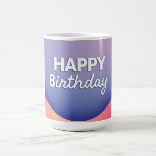 Geburtstagsfeier-Design Kaffeetasse (Mittel)