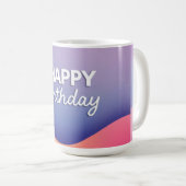 Geburtstagsfeier-Design Kaffeetasse (VorderseiteRechts)