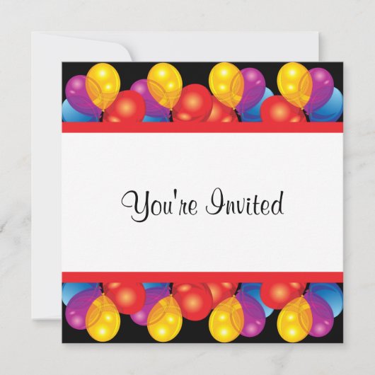 Geburtstagsfeier | DIY Text Einladung (Vorderseite)