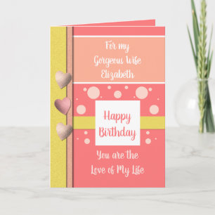 Geburtstagsfeier Ehefrau der Grund, warum ich Kora Karte