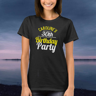 Geburtstagsfeier eines 30. Geburtstags-Party-T-Shi T-Shirt