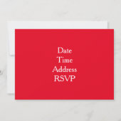 Geburtstagsfeier eines Süßschokoladen-Kindes Einladung (Rückseite)