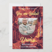 Geburtstagsfeier Einladung (Vorderseite)